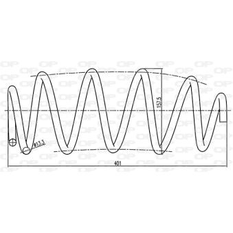 Ressort de suspension OPEN PARTS OEM 1S715B302CB
