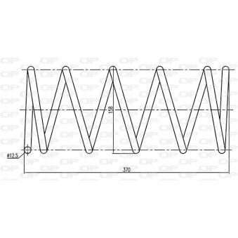 Ressort de suspension OPEN PARTS OEM 5002P5