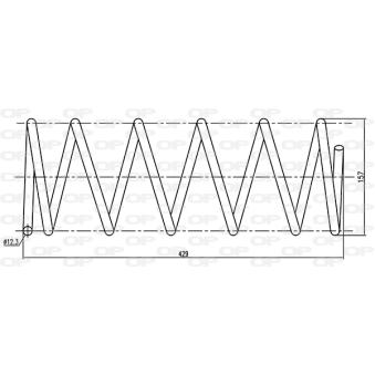 Ressort de suspension OPEN PARTS CSR9181.02