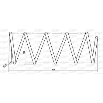 Ressort de suspension OPEN PARTS OEM 5002P5