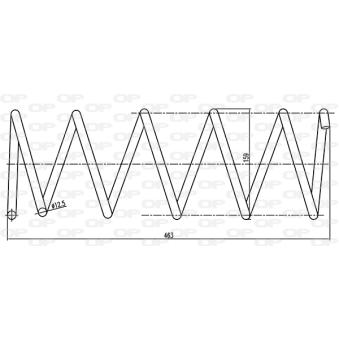Ressort de suspension OPEN PARTS OEM 5002HY