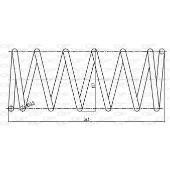 Ressort de suspension OPEN PARTS OEM 5002RX Ressort de suspension OPEN PARTS OEM 5002RX