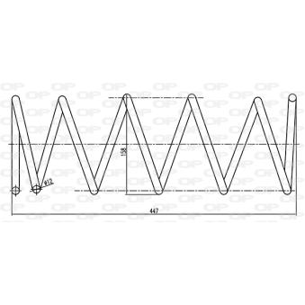 Ressort de suspension OPEN PARTS [CSR9195.00]