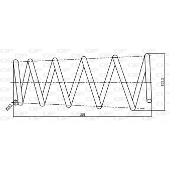 Ressort de suspension OPEN PARTS OEM 4111179J60
