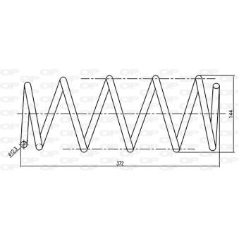 Ressort de suspension OPEN PARTS OEM 7700311491