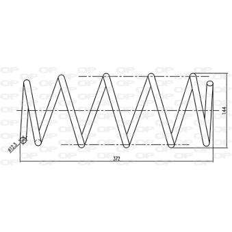 Ressort de suspension OPEN PARTS OEM 7700311491