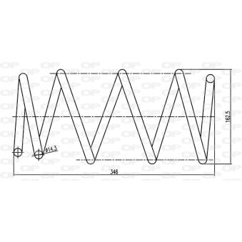 Ressort de suspension OPEN PARTS [CSR9257.00]