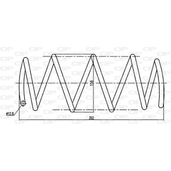 Ressort de suspension OPEN PARTS OEM 8200106136