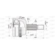 OPEN PARTS CVJ5501.10 - Embout de cardan avant (kit de réparation)