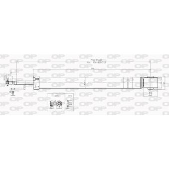 Jeu de 2 amortisseurs arrière OPEN PARTS SAB8014.32 pour LEXUS UX 1.9 TDI - 110cv