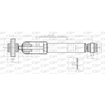 Jeu de 2 amortisseurs arrière OPEN PARTS [SAB8136.32]