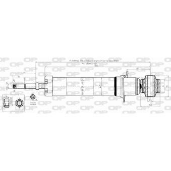Jeu de 2 amortisseurs arrière OPEN PARTS OEM 4853005240 Jeu de 2 amortisseurs arrière OPEN PARTS OEM 4853005240