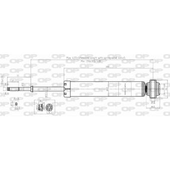 Jeu de 2 amortisseurs arrière OPEN PARTS [SAB8331.32]