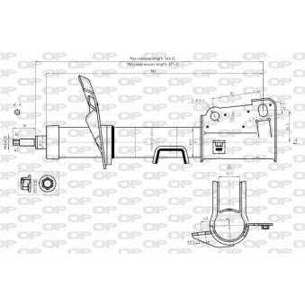 Amortisseur avant droit OPEN PARTS [SAB8425.31]