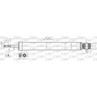 Jeu de 2 amortisseurs arrière OPEN PARTS [SAB8581.32]