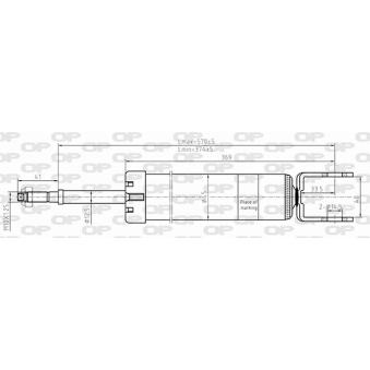 Jeu de 2 amortisseurs arrière OPEN PARTS [SAB8634.32]