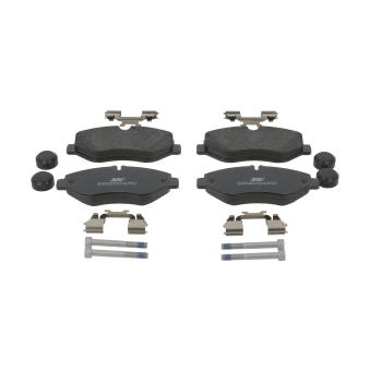 Jeu de 4 plaquettes de frein avant JURID OEM 5801268964 Jeu de 4 plaquettes de frein avant JURID OEM 5801268964