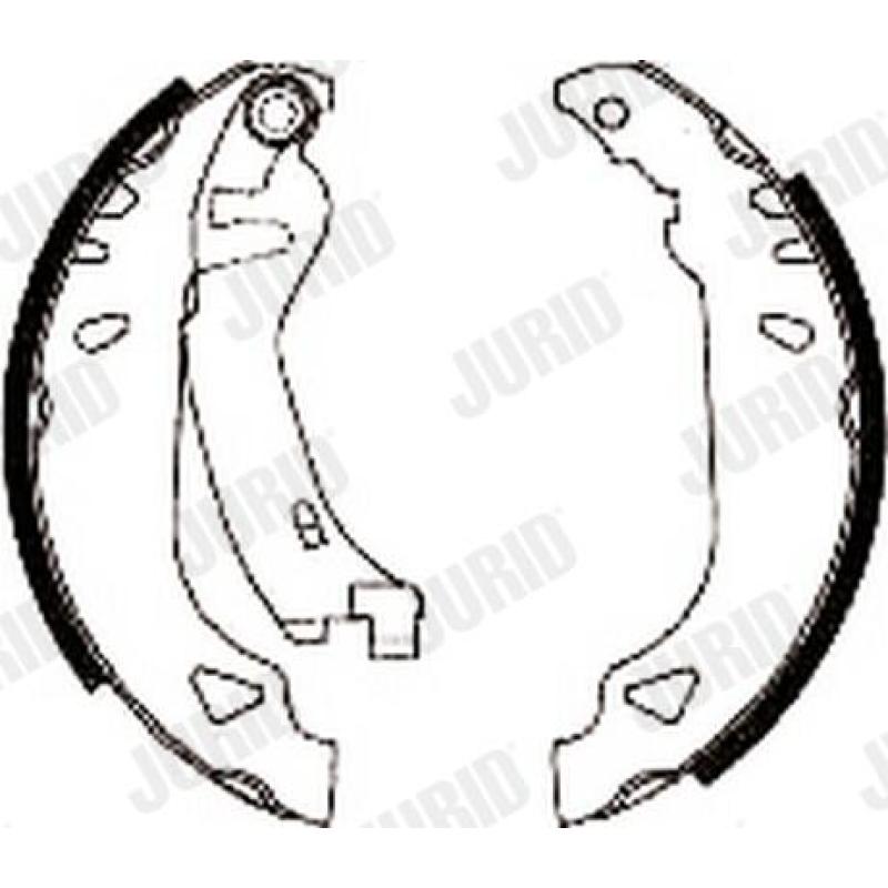 Jeu de mâchoires de frein JURID 361428J - Visuel 1