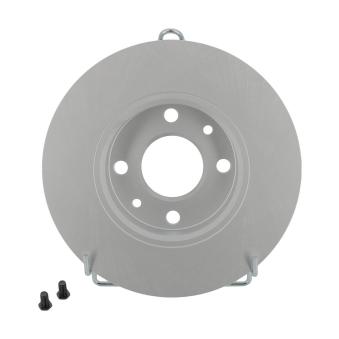 Jeu de 2 disques de frein arrière JURID 561380JC pour FIAT UNO 1.2 - 80cv