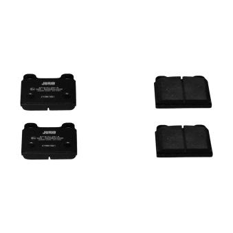 Jeu de 4 plaquettes de frein avant JURID OEM 95599224