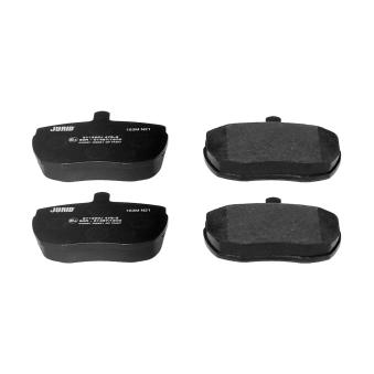 Jeu de 4 plaquettes de frein avant JURID OEM 6567002