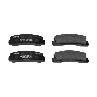 Jeu de 4 plaquettes de frein avant JURID OEM 21213501090
