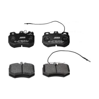Jeu de 4 plaquettes de frein avant JURID OEM 425070