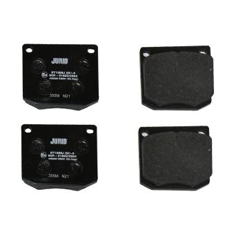 Jeu de 4 plaquettes de frein avant JURID OEM 8993263