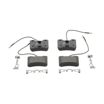 Jeu de 4 plaquettes de frein avant JURID OEM 95650935