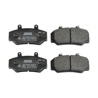 Jeu de 4 plaquettes de frein avant JURID OEM 2711794