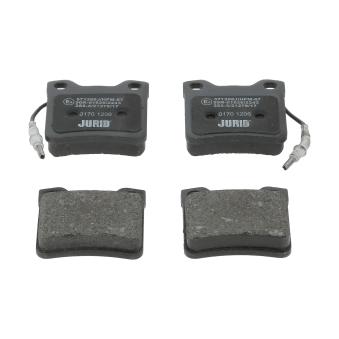 Jeu de 4 plaquettes de frein arrière JURID OEM 425193