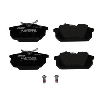 Jeu de 4 plaquettes de frein arrière JURID OEM 9941211