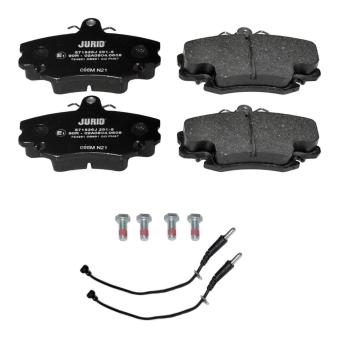 Jeu de 4 plaquettes de frein avant JURID OEM 7701206082