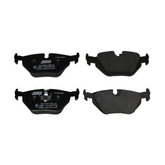 Jeu de 4 plaquettes de frein arrière JURID OEM 34211165233 Jeu de 4 plaquettes de frein arrière JURID OEM 34211165233