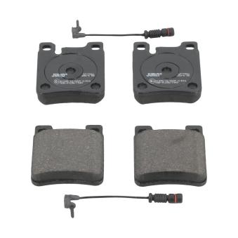 Jeu de 4 plaquettes de frein arrière JURID [571722J]