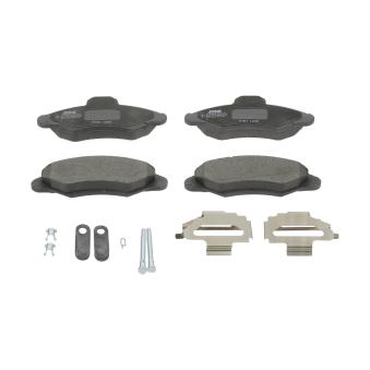 Jeu de 4 plaquettes de frein avant JURID OEM 6500954