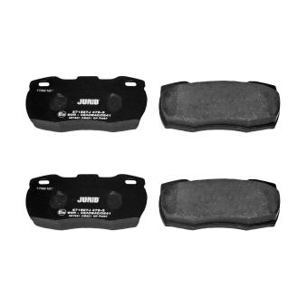 Jeu de 4 plaquettes de frein avant JURID OEM SFP000260