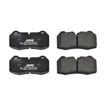 Jeu de 4 plaquettes de frein avant JURID OEM 34111163307