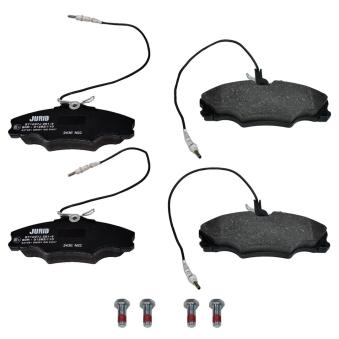 Jeu de 4 plaquettes de frein avant JURID OEM 425268