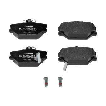 Jeu de 4 plaquettes de frein avant JURID OEM A4514210010