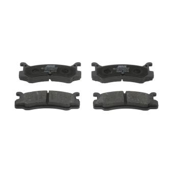 Jeu de 4 plaquettes de frein arrière JURID OEM 0449287707