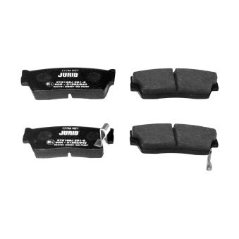 Jeu de 4 plaquettes de frein avant JURID OEM 5520060811 Jeu de 4 plaquettes de frein avant JURID OEM 5520060811