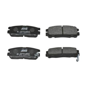 Jeu de 4 plaquettes de frein arrière JURID OEM 8970392691