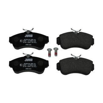 Jeu de 4 plaquettes de frein avant JURID OEM 410602F026