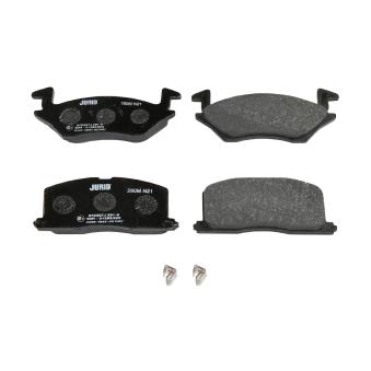 Jeu de 4 plaquettes de frein avant JURID OEM 0449510020