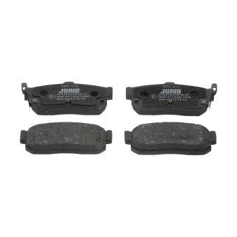 Jeu de 4 plaquettes de frein arrière JURID OEM 440604U090