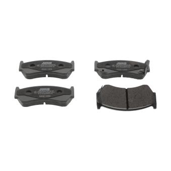 Jeu de 4 plaquettes de frein avant JURID OEM D10601N090