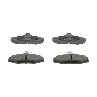 Jeu de 4 plaquettes de frein arrière JURID OEM S4521001