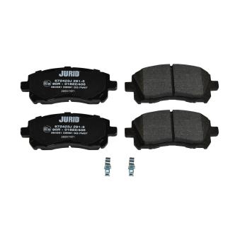 Jeu de 4 plaquettes de frein avant JURID OEM 26296AE220