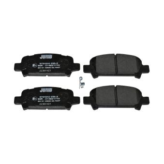 Jeu de 4 plaquettes de frein arrière JURID OEM 26696FC002